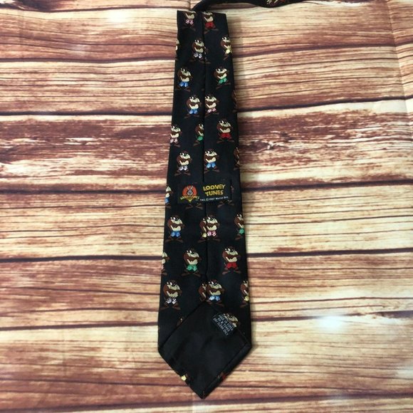 Vintage 90's Men's Neck Tie Taz Boxer Shorts Looney Tunes Warner Bros - Picture 5 of 5